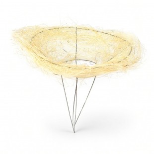 Manșetă sisal natur pentru buchet Ø25 cm